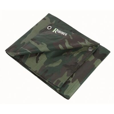 Ribiland Camouflage Zeil - 1,8x3 m Waterdicht, UV-waardig Ribiland Camouflage Zeil - 1,8x3 m Waterdicht, UV-waardig