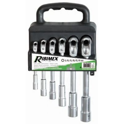 Ribimex PRCLEPIPX6 Jeu de Clés à Pipe - 6 clés, 8-19mm Ribimex PRCLEPIPX6 Jeu de Clés à Pipe - 6 clés, 8-19mm