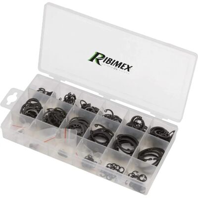 Ribitech PRGOU300CINT Set 300 Sicherungsringe - Innenschlitzlöcher Ribitech PRGOU300CINT Set 300 Sicherungsringe - Innenschlitzlöcher