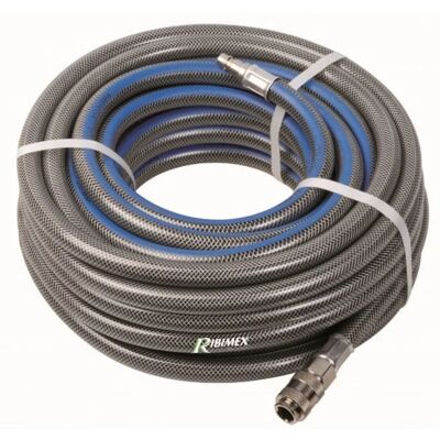 Acessório para Compressor de Ar Ribimex - Mangueira PVC 10/15m com Conexões Rápidas Acessório para Compressor de Ar Ribimex - Mangueira PVC 10/15m com Conexões Rápidas