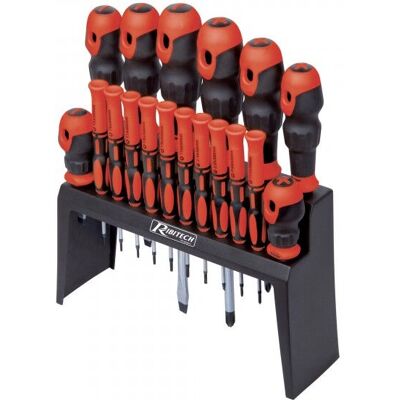 Zestaw Śrubokrętaków Ribimex PRTOUR18BM/S - Chrom-vanadium, Soft Touch Rękojeści Zestaw Śrubokrętaków Ribimex PRTOUR18BM/S - Chrom-vanadium, Soft Touch Rękojeści
