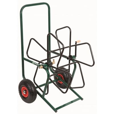 Ribimex Dévidoir Jardin - 200m, Roues 260mm, Adaptateurs en Laiton - Publicité Ribimex Dévidoir Jardin - 200m, Roues 260mm, Adaptateurs en Laiton - Publicité