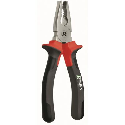 Ribimex PR2PU180SU - Pince - 180 mm - Acier - Poignées SoftTouch Ribimex PR2PU180SU - Pince - 180 mm - Acier - Poignées SoftTouch