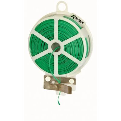 Ribimex PRLIENFD0450 plantentouw - 50m flexibele kunststofbeklede draad Ribimex PRLIENFD0450 plantentouw - 50m flexibele kunststofbeklede draad