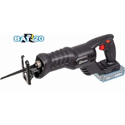 Scie alternative Ribimex PRBAT20/SA23SB - 20V, vitesse variable Scie alternative Ribimex PRBAT20/SA23SB - 20V, vitesse variable