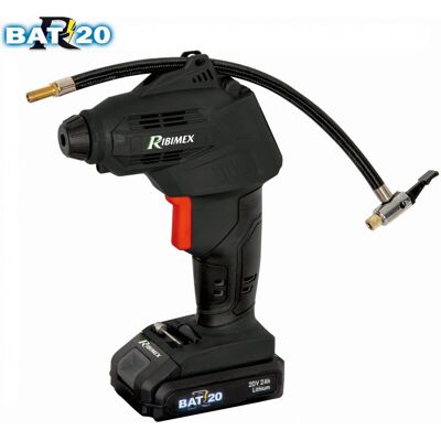 Ribimex Compresseur portable 20V - PRBAT20/COMP - Publicité Ribimex Compresseur portable 20V - PRBAT20/COMP - Publicité