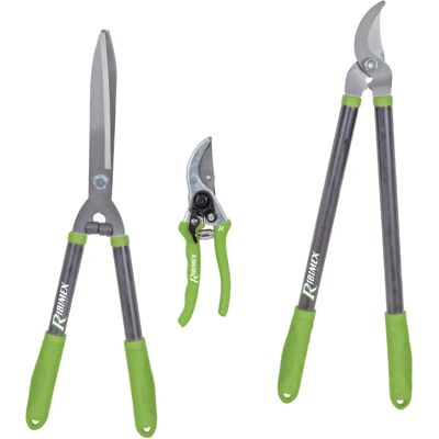 Ensemble d'Outils de Jardin Ribimex - Lames en Acier, Poignées PVC - Publicité Ensemble d'Outils de Jardin Ribimex - Lames en Acier, Poignées PVC - Publicité