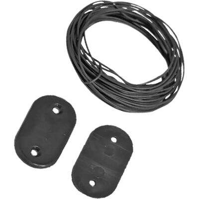Kit de Fixation RIBIMEX PRBVT30GR - 30 Plaques & 4m de Fil - Publicité Kit de Fixation RIBIMEX PRBVT30GR - 30 Plaques & 4m de Fil - Publicité