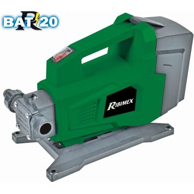 Ribimex Ribimex PRBAT20/JET Pompe à eau lithium-ion - 1250 L/h - Publicité Ribimex Ribimex PRBAT20/JET Pompe à eau lithium-ion - 1250 L/h - Publicité
