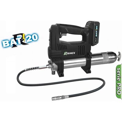 Ribimex PRBAT20/GR pompa grasso - Batteria, velocità variabile, 410/450ml Ribimex PRBAT20/GR pompa grasso - Batteria, velocità variabile, 410/450ml