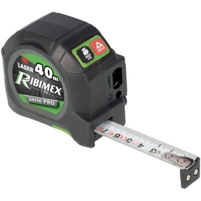 Mètre laser RIBIMEX - 40m, Écran rétroéclairé, Recharge USB Mètre laser RIBIMEX - 40m, Écran rétroéclairé, Recharge USB