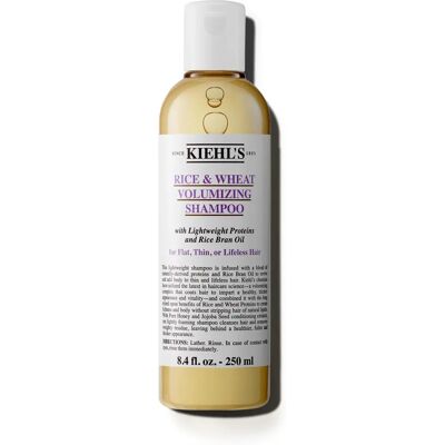 Kiehl's Rice & Wheat Volumizing Shampoo - Flat Thin or Lifeless Hair - 250ml Kiehl's Rice & Wheat Volumizing Shampoo - Flat Thin or Lifeless Hair - 250ml