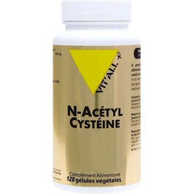 Vit'all+ N-Acetyl Cystein 280mg - 120 vegane Kapseln Vit'all+ N-Acetyl Cystein 280mg - 120 vegane Kapseln
