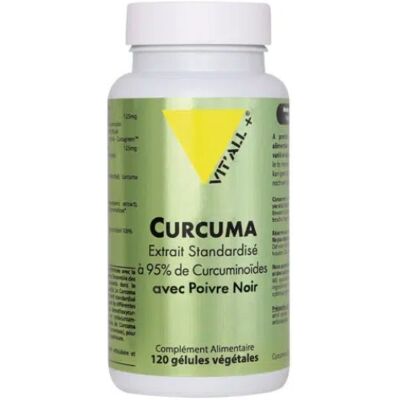 VITALL+ Curcuma Pipérine 220mg - Complément alimentaire - Publicité VITALL+ Curcuma Pipérine 220mg - Complément alimentaire - Publicité