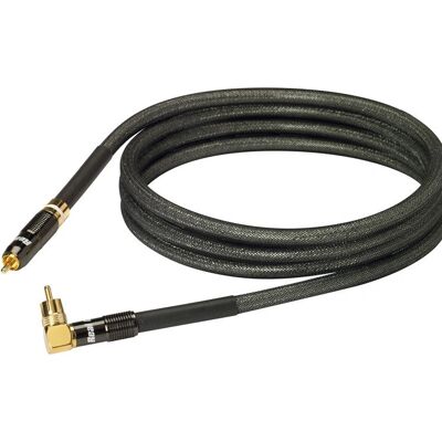 Real Cable SUB 1801 - Câble audio haute fidélité - 3m - Noir - Publicité Real Cable SUB 1801 - Câble audio haute fidélité - 3m - Noir - Publicité