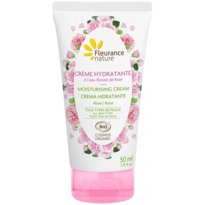 Crème Hydratante Rose Fleurance Nature 50 ml - Visage, Tous Types De Peau - Publicité Crème Hydratante Rose Fleurance Nature 50 ml - Visage, Tous Types De Peau - Publicité