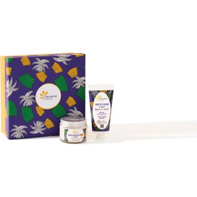 Fleurance Nature Coffret Crème Visage et Mains au Beurre de Karité - Publicité Fleurance Nature Coffret Crème Visage et Mains au Beurre de Karité - Publicité