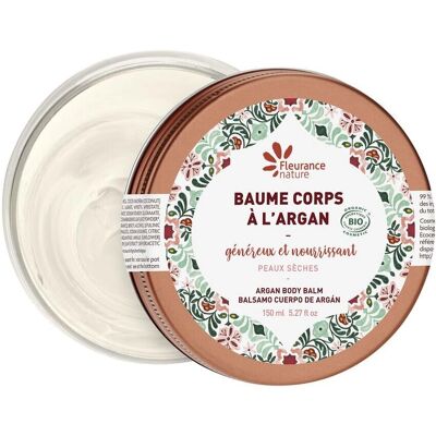 Fleurance Nature Baume Corps Bio à l'Argan - 150ml - Publicité Fleurance Nature Baume Corps Bio à l'Argan - 150ml - Publicité