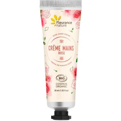 Fleurance Nature Rose Hand Cream - Hand Care Organic 30ml Fleurance Nature Rose Hand Cream - Hand Care Organic 30ml