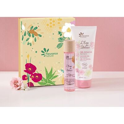 Set Fleurance Nature Rosa Gelsomino - Profumo e Gel Doccia - Floreale e Naturale Set Fleurance Nature Rosa Gelsomino - Profumo e Gel Doccia - Floreale e Naturale