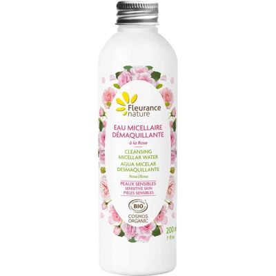 Eau Micellaire Rose Fleurance Nature - 200ml - Publicité Eau Micellaire Rose Fleurance Nature - 200ml - Publicité