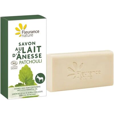 Jabón de leche de burra con patchouli - Fleurance Nature Jabón de leche de burra con patchouli - Fleurance Nature