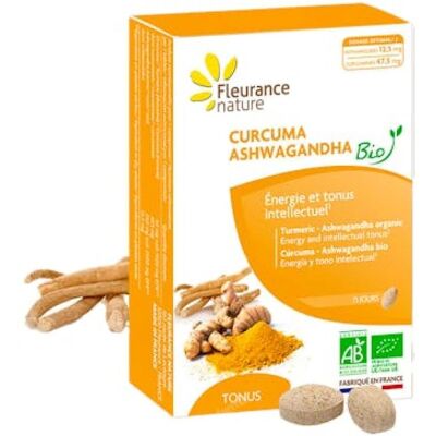 Fleurance Nature Curcuma Ashwagandha Bio Énergie et Tonus - Complément Alimentaire - Publicité Fleurance Nature Curcuma Ashwagandha Bio Énergie et Tonus - Complément Alimentaire - Publicité