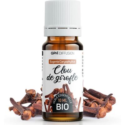 Huile essentielle de Clou de Girofle Bio - 10ml Aromathérapie - Publicité Huile essentielle de Clou de Girofle Bio - 10ml Aromathérapie - Publicité