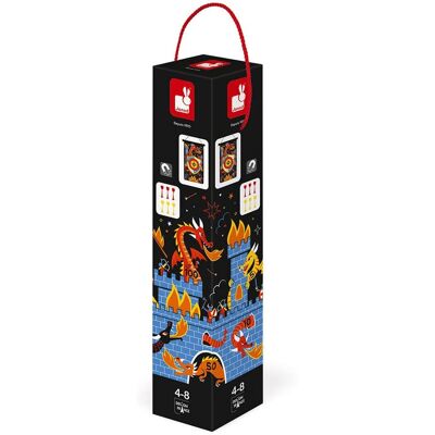 Janod Dragons Magnetisches Dartspiel - Familienspiel für Kinder 4-8 Jahre Janod Dragons Magnetisches Dartspiel - Familienspiel für Kinder 4-8 Jahre