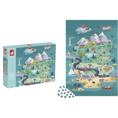 Janod Puzzle Evasion - 1500 Stukken - Puzzel Janod Puzzle Evasion - 1500 Stukken - Puzzel