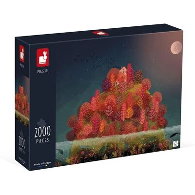 Janod Herfst Rood Puzzel - 2000 Stukjes - Soort Puzzel Janod Herfst Rood Puzzel - 2000 Stukjes - Soort Puzzel