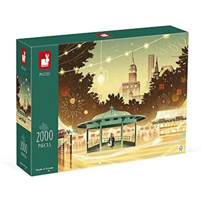 Janod Puzzel 2000 Stukjes - Nacht in New York - Familie & Volwassenen Puzzel Janod Puzzel 2000 Stukjes - Nacht in New York - Familie & Volwassenen Puzzel