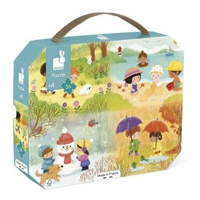 Janod Puzzle Seasons 36pcs - Puzzle Type Janod Puzzle Seasons 36pcs - Puzzle Type