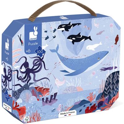 Puzzle Ocean Polarny Janod 100 Elementów Puzzle Ocean Polarny Janod 100 Elementów