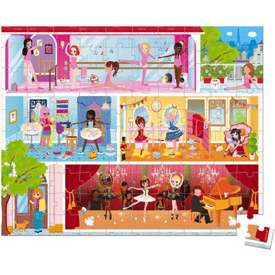 Janod Tanzakademie Puzzle 100 Stück - Puzzle Janod Tanzakademie Puzzle 100 Stück - Puzzle