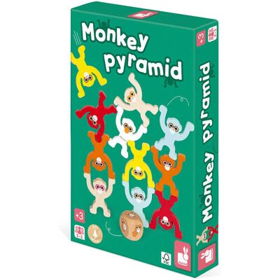 Janod Affen Pyramide - Holzspiel für Kinder ab 3 Jahren Janod Affen Pyramide - Holzspiel für Kinder ab 3 Jahren
