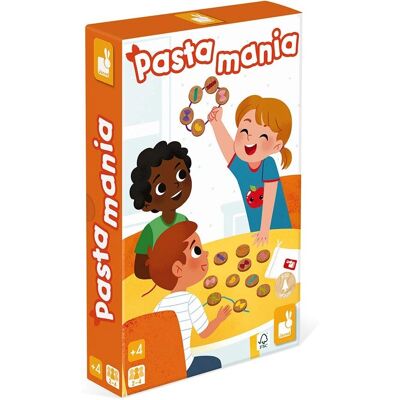 Janod Pasta Mania Gra pamięciowa dla dzieci 4+ Janod Pasta Mania Gra pamięciowa dla dzieci 4+