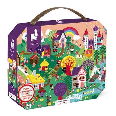 Janod Puzzle 24 pcs - Puzzle Éducatif et Créatif Janod Puzzle 24 pcs - Puzzle Éducatif et Créatif