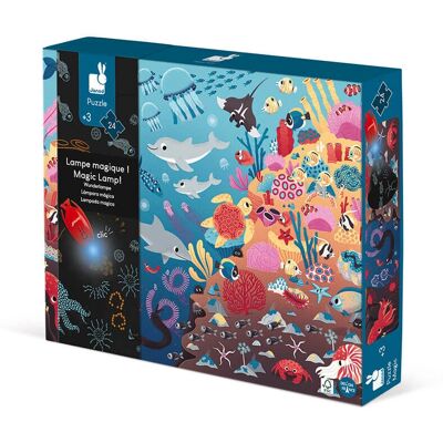 Puzzle Magique Ocean Janod - 24 Pièces - Multicolore - Thème Éducatif Puzzle Magique Ocean Janod - 24 Pièces - Multicolore - Thème Éducatif