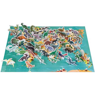 Puzzle Dinosaures Janod - 200 Pièces Éducatif Gigantesque - 6 Ans+ - Publicité Puzzle Dinosaures Janod - 200 Pièces Éducatif Gigantesque - 6 Ans+ - Publicité