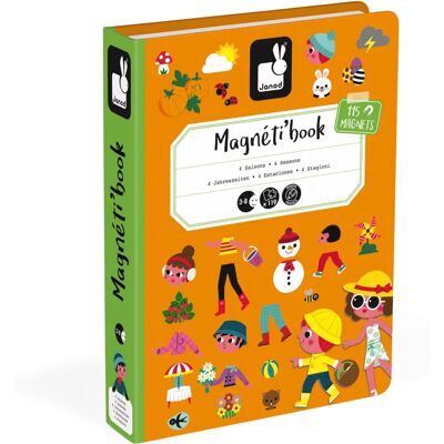Janod J02721 4 Jahreszeiten Magneti'Book - Bildungsspielzeug Janod J02721 4 Jahreszeiten Magneti'Book - Bildungsspielzeug