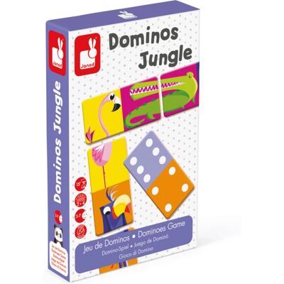 Janod Dschungel Domino - Gedächtnis & Zuordnung - 28 Teile Janod Dschungel Domino - Gedächtnis & Zuordnung - 28 Teile