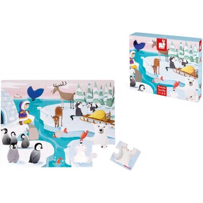 Janod J02773 Puzzle Animaux 20 pièces - Jouet de Puzzles - Publicité Janod J02773 Puzzle Animaux 20 pièces - Jouet de Puzzles - Publicité