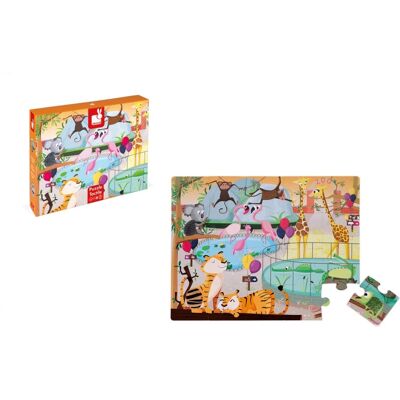 Janod J02774 Zoo Tactile Puzzle - Puzzle, 20 pcs Janod J02774 Zoo Tactile Puzzle - Puzzle, 20 pcs