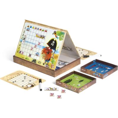 Janod J02835 Piratenschlachtspiel - Familien-Touch-and-Sink - Ab 5 Jahre Janod J02835 Piratenschlachtspiel - Familien-Touch-and-Sink - Ab 5 Jahre