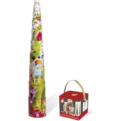 Janod J02918 Giocattolo Educativo - Piramide Impilabile Multicolore Janod J02918 Giocattolo Educativo - Piramide Impilabile Multicolore