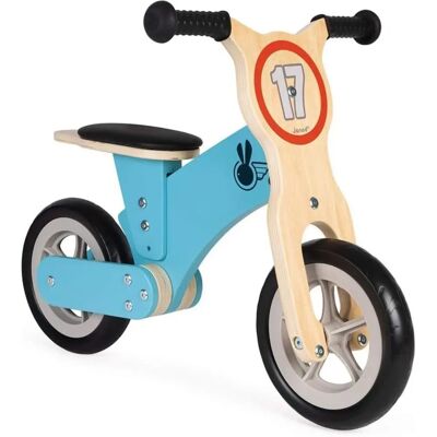 Janod Petit Pisteur Vélo d'équilibre en bois - Développe la motricité et l'équilibre - Publicité Janod Petit Pisteur Vélo d'équilibre en bois - Développe la motricité et l'équilibre - Publicité