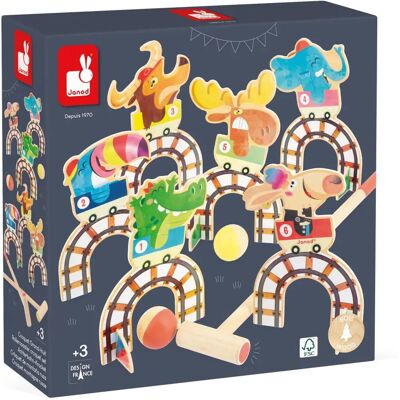 Janod - Croquet Spiel - Applepop - Mehrfarbig - Ab 3 Jahre Janod - Croquet Spiel - Applepop - Mehrfarbig - Ab 3 Jahre