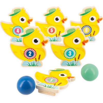 Gioco di bowling in legno Janod - Giocattolo per bambini Gioco di bowling in legno Janod - Giocattolo per bambini