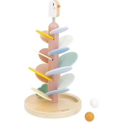 Janod Colección Dulce Capullo Pájaro Carrera de Bolas - Juego de bolas de madera 3+ Janod Colección Dulce Capullo Pájaro Carrera de Bolas - Juego de bolas de madera 3+